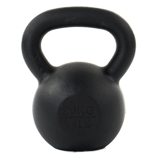 Attack Fitness Cast Iron Kettlebell 20kg - Black