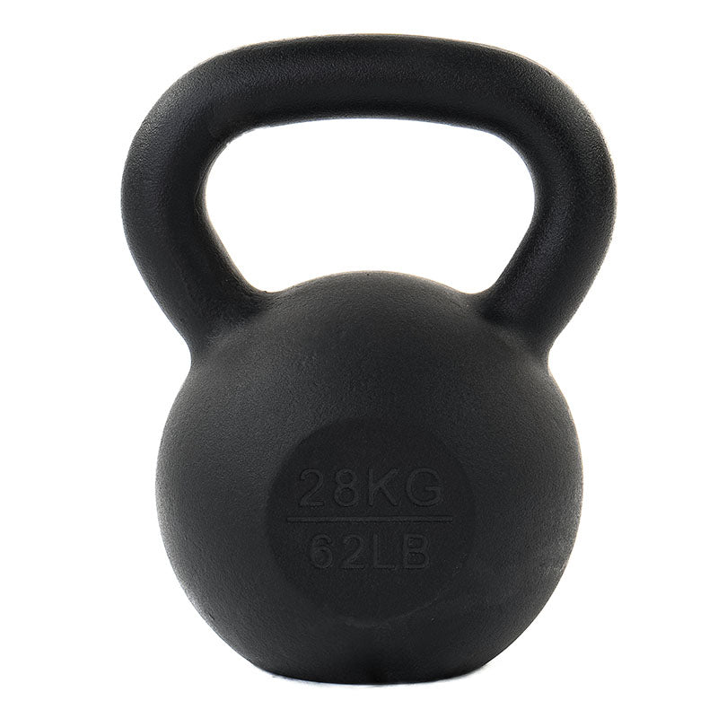 Attack Fitness Cast Iron Kettlebell 28kg - Black