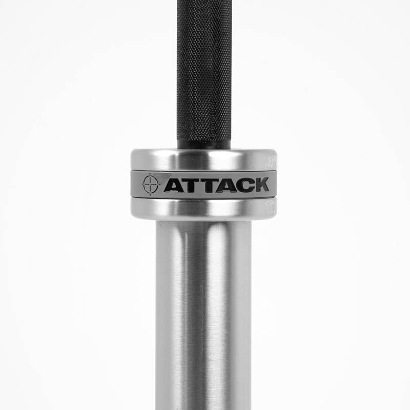 Attack Fitness Olympic Bar 7ft - Ceramic Coated Black