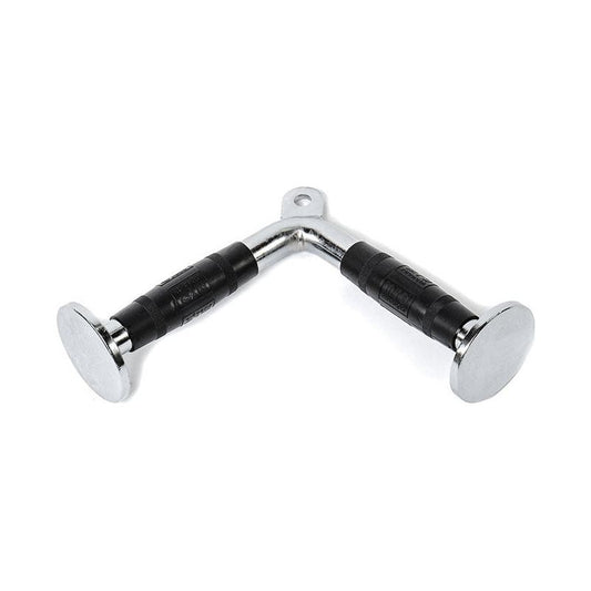 MYO Strength Cable Attachment - Angled Press Down Bar with End Plates - PU Grips