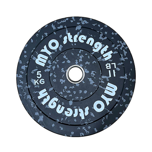 MYO Strength Olympic Rubber Bumper Plate Black / Speckled